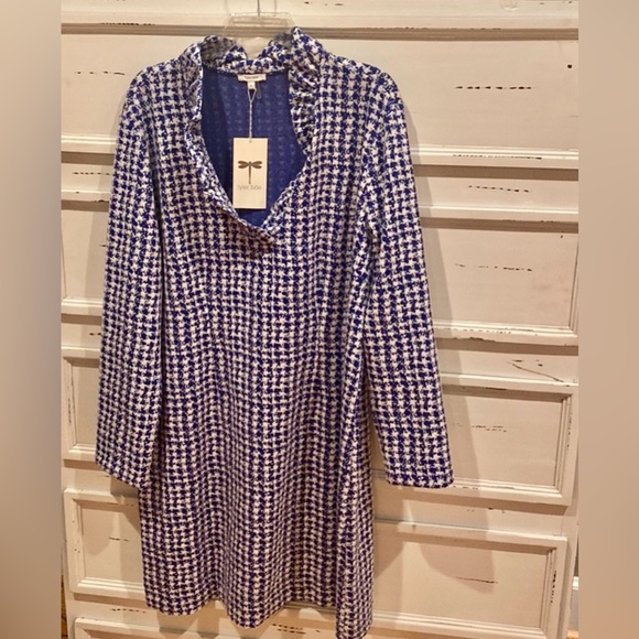 Tyler Boe Dresses & Skirts - Tyler Boe Dress S - Constance Blue & White - New with tags